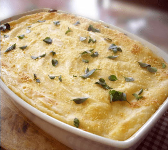 Escondidinho de carne de sol com mandioca